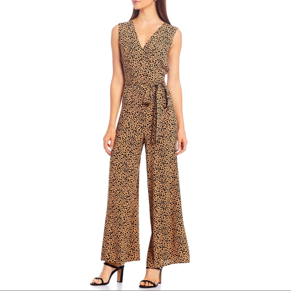 🐆 🆕SKIES ARE BLUE// Slvless Leopard Jumpsuit 🐆